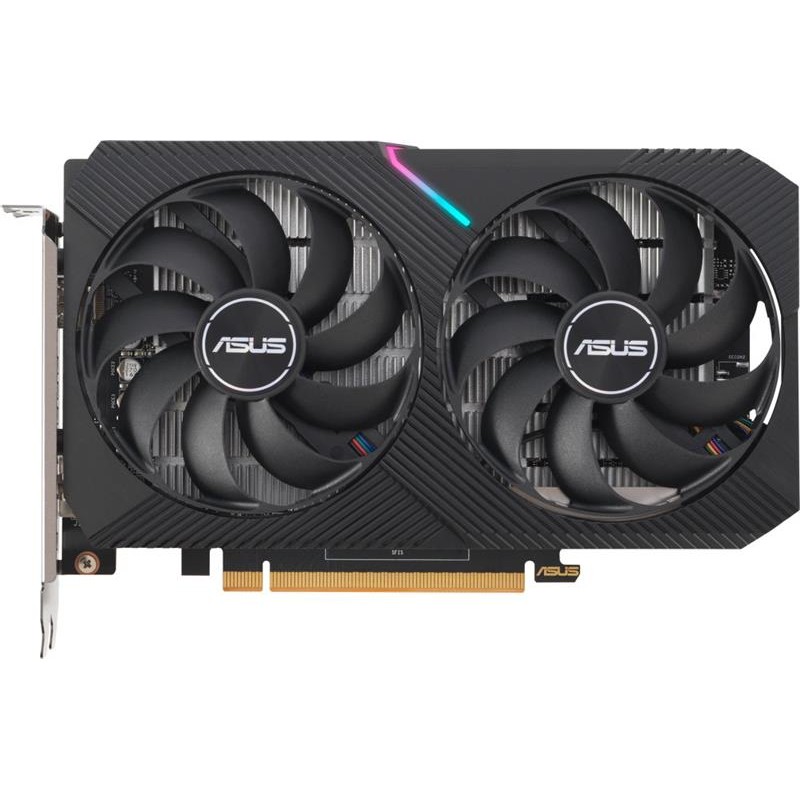 Видеокарта AMD Radeon RX 6400 4GB GDDR6 Dual ASUS (DUAL-RX6400-4G)