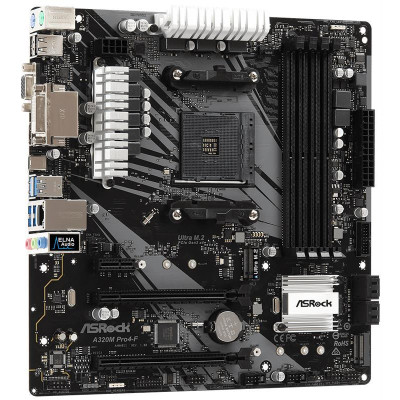 Материнська плата ASRock A320M Pro4-F Socket AM4