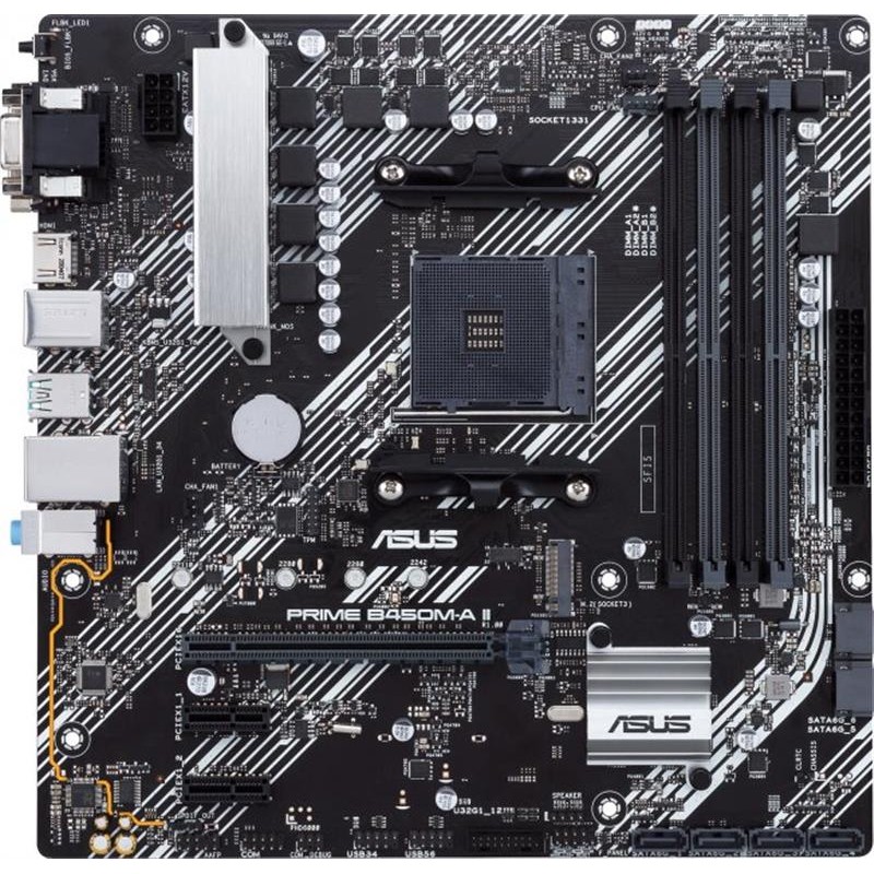 Материнська плата Asus Prime B450M-A II Socket AM4