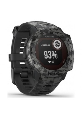 Смарт-годинник Garmin Instinct Solar Graphite Camo (010-02293-15)