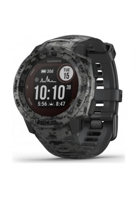 Смарт-годинник Garmin Instinct Solar Graphite Camo (010-02293-15)