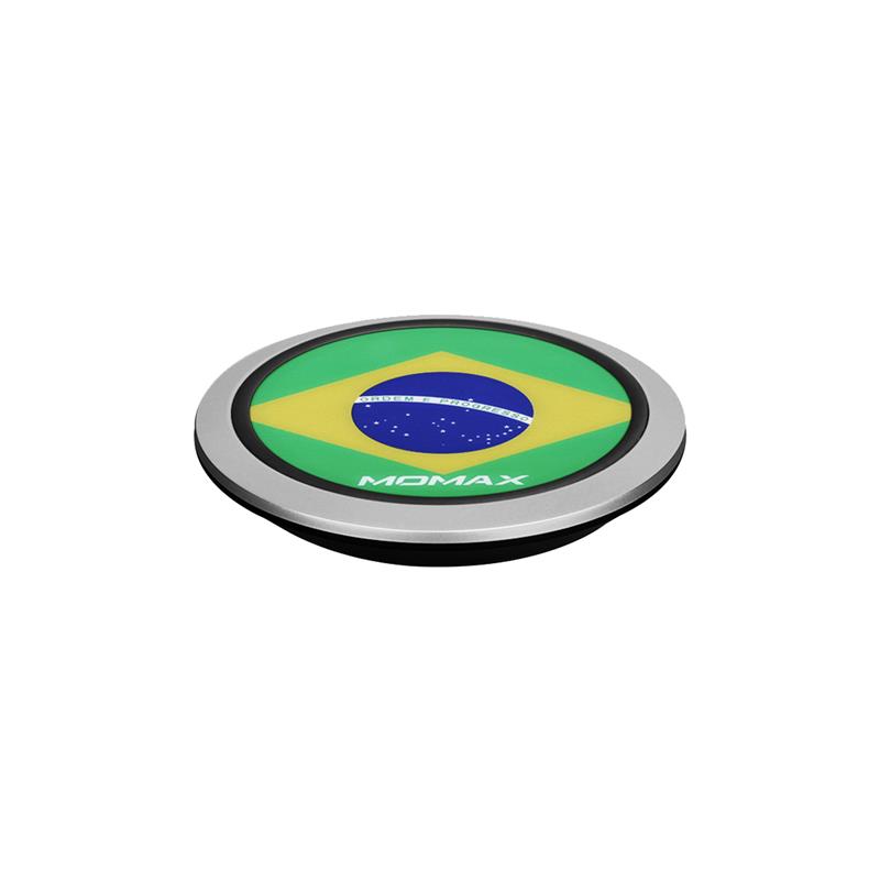 Бездротовий зарядний пристрій Momax Q.Pad Wireless Charger - Brazil (World Cup Ed.) (UD3BZ)