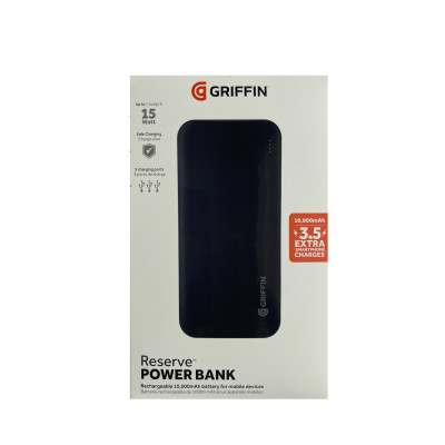 Універсальна мобільна батарея Griffin GP-147 10000mAh Black (GP-147-BLK)