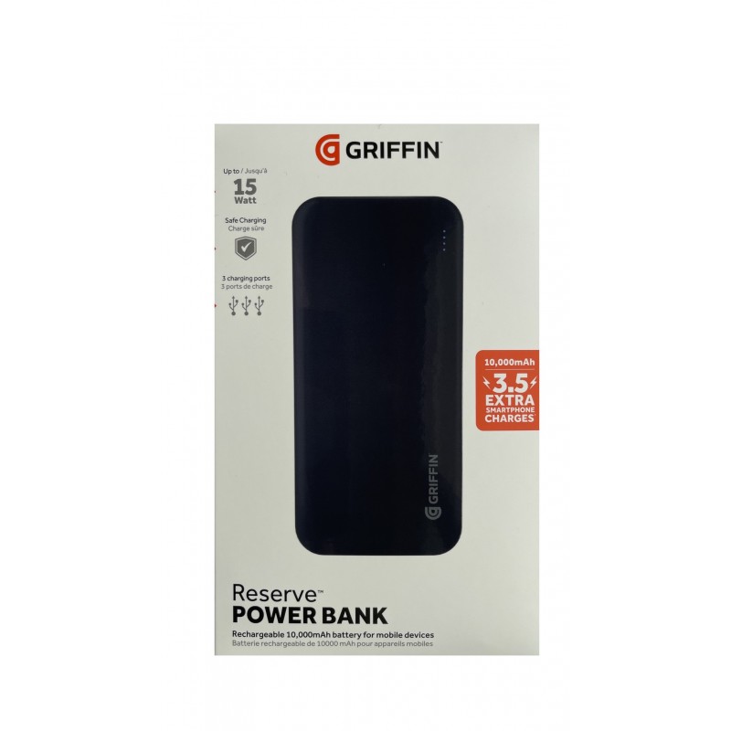 Универсальная мобильная батарея Griffin GP-147 10000mAh Black (GP-147-BLK)