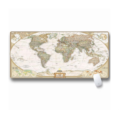 Килимок для миші Voltronic Карта світу White/Gray (SJDT-17/20885)