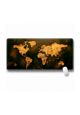 Килимок для миші Voltronic Карта світу Brown/Orange (SJDT-16/20884)