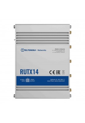 Бездротовий маршрутизатор Teltonika RUTX14 (RUTX14000100)