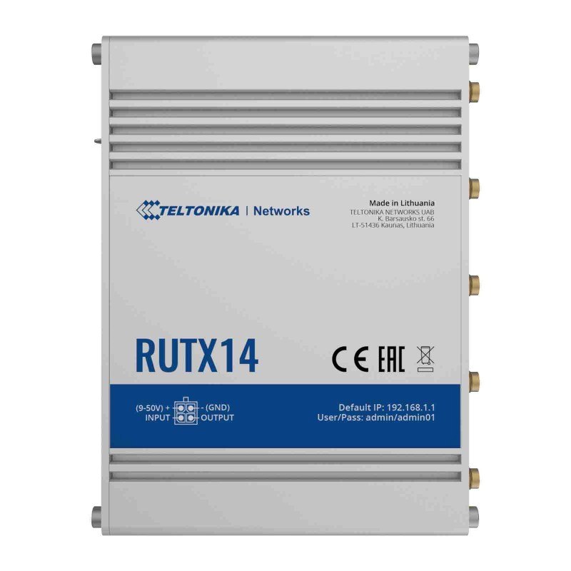 Бездротовий маршрутизатор Teltonika RUTX14 (RUTX14000100)