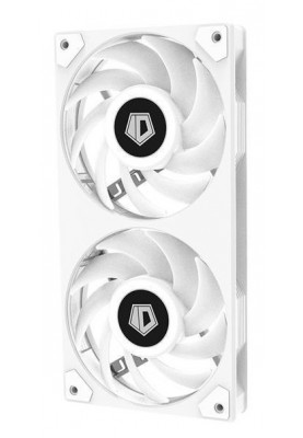 Вентилятор ID-Cooling Icefan 240 ARGB Snow, 245x125x27мм, 3-pin, 4-pin PWM, білий