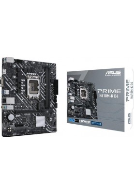 Материнська плата Asus Prime H610M-K D4 Socket 1700