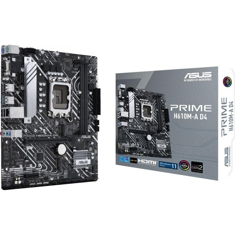 Материнська плата Asus Prime H610M-A D4 Socket 1700