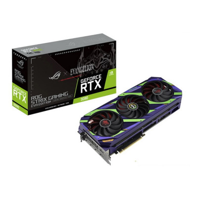 Відеокарта GF RTX 3090 24GB GDDR6X ROG Strix Eva OC Asus (ROG-STRIX-RTX3090-O24G-EVA)