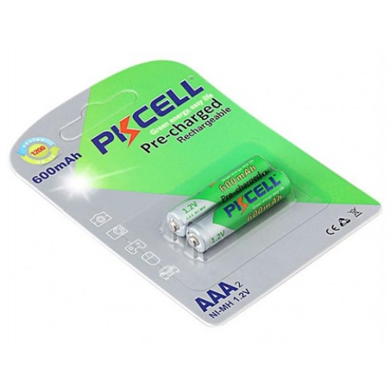 Акумулятор PKCELL Ni-MH AAA/HR03 600 mAh BL 2шт (PC/AAA600-2BA/09324)