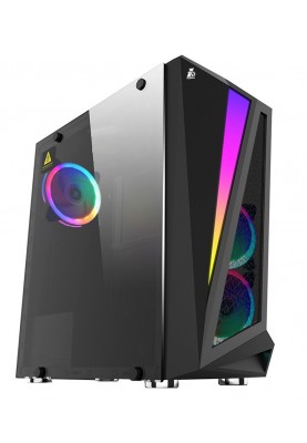 Корпус 1stPlayer R5-3R1 Color LED Black без БЖ