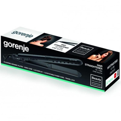 Утюжок (Випрямляч) для волосся Gorenje HS110BK