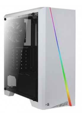 Корпус AeroCool Cylon WG RGB (Cylon WG Tempered Glass) White без БЖ