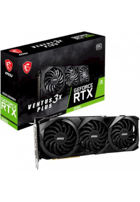 Відеокарта GF RTX 3080 10GB GDDR6X Ventus 3X Plus OC MSI (GeForce RTX 3080 VENTUS 3X PLUS 10G OC LHR)