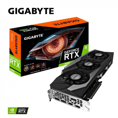Відеокарта GF RTX 3080 10GB GDDR6X Gaming OC Gigabyte (GV-N3080GAMING OC-10GD 2.0) (LHR)