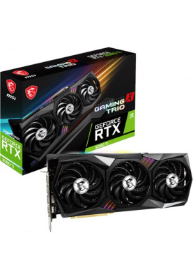 Видеокарта GF RTX 3080 Ti 12GB GDDR6X Gaming Trio MSI (GeForce RTX 3080 Ti GAMING TRIO 12G)