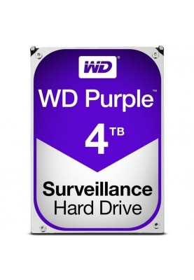 Накопитель HDD SATA 4.0TB WD Purple 5400rpm 64MB (WD40PURZ)
