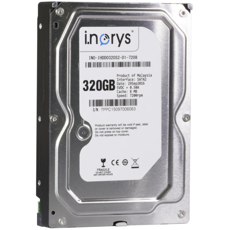 Накопичувач HDD SATA  320GB i.norys 7200rpm 8MB (INO-IHDD0320S2-D1-7208)