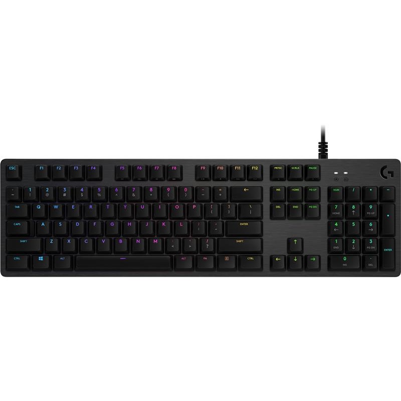 Клавiатура Logitech G512 Carbon Lightsync RGB Mechanical (920-009351) Black USB