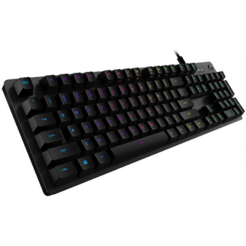 Клавiатура Logitech G512 Carbon Lightsync RGB Mechanical (920-009351) Black USB