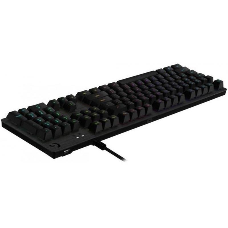 Клавiатура Logitech G512 Carbon Lightsync RGB Mechanical (920-009351) Black USB