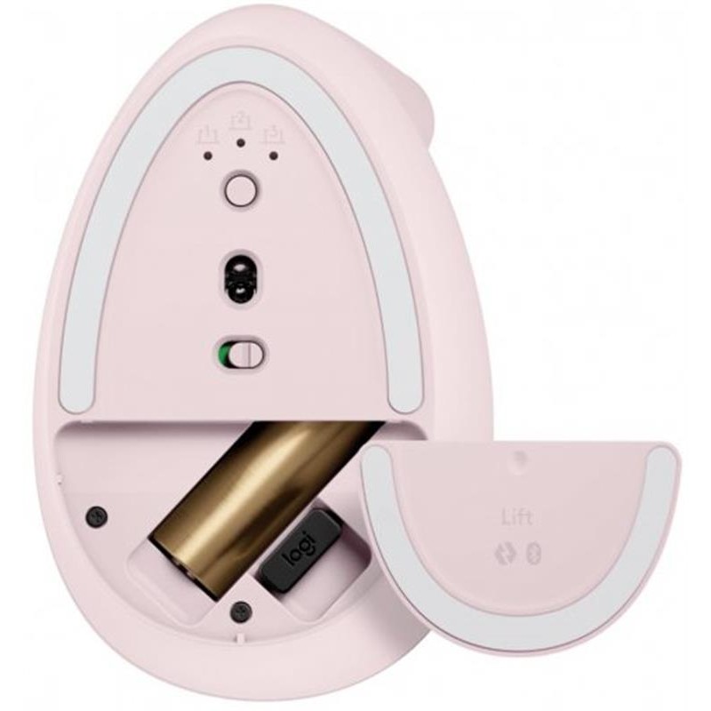 Миша бездротова Logitech Lift Vertical Ergonomic Rose (910-006478)