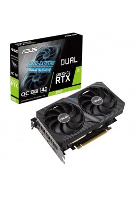 Відеокарта GF RTX 3050 8GB GDDR6 Dual OC Asus (DUAL-RTX3050-O8G)