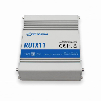 Бездротовий маршрутизатор Teltonika RUTX11 (RUTX11000000) Бездротовий маршрутизатор Teltonika RUTX11 (RUTX11000000)