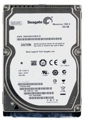 Накопичувач HDD 2.5" SATA 250GB Seagate 16MB 7200 rpm (ST9250410AS) Refurbished