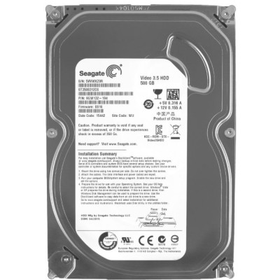 Накопичувач HDD SATA  500GB Seagate 5900rpm 8MB Video (ST3500312CS) Refurbished