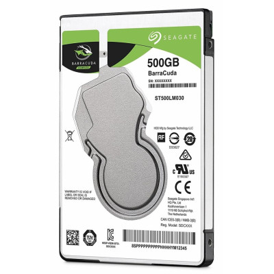 Накопичувач HDD 2.5" SATA  500GB Seagate BarraCuda 5400rpm 128MB (ST500LM030)