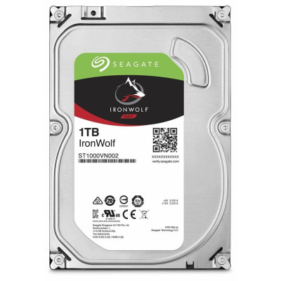 Накопичувач HDD SATA 1.0TB Seagate IronWolf NAS 5900rpm 64MB (ST1000VN002)