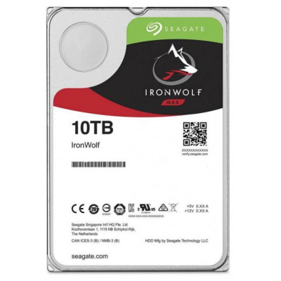 Накопичувач HDD SATA 10.0TB Seagate IronWolf NAS 7200rpm 256MB (ST10000VN0008)