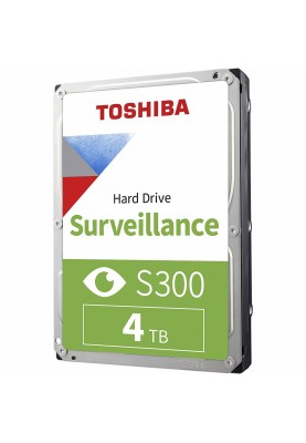 Накопичувач HDD SATA 4.0TB Toshiba S300 5400rpm 128MB (HDWT840UZSVA)