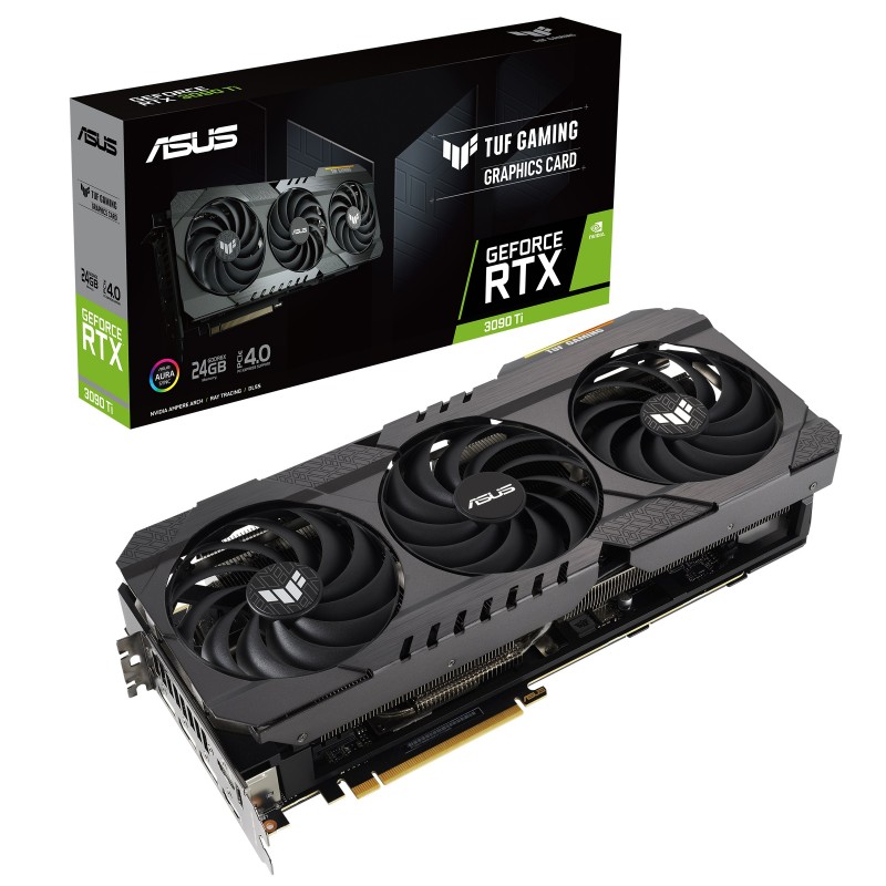 Видеокарта GF RTX 3090 Ti 24GB GDDR6X TUF Gaming Asus (TUF-RTX3090TI-24G-GAMING)