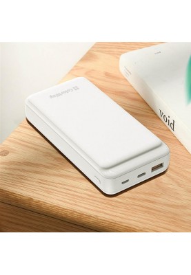 Універсальна мобільна батарея ColorWay Slim 20000mAh White (CW-PB200LPG3WT-PD)