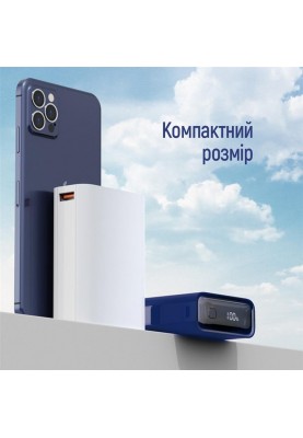 Універсальна мобільна батарея ColorWay Full power 20000mAh Blue (CW-PB200LPG2BL-PDD)