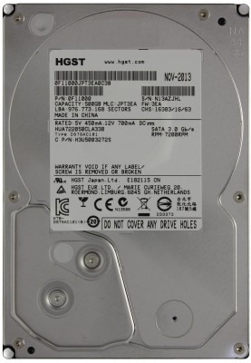 Накопичувач SATA 500GB Hitachi (HGST) Ultrastar A7K2000 7200rpm 32MB (HUA722050CLA330) Refurbished