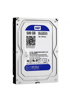 Накопичувач HDD SATA  500GB WD Blue 7200rpm 32MB (WD5000AZLX) Refurbished