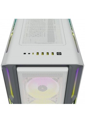 Корпус Corsair iCUE 5000T RGB Tempered Glass White (CC-9011231-WW) без БЖ