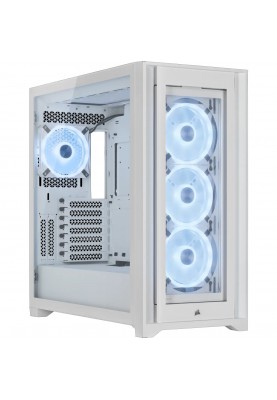 Корпус Corsair iCUE 5000X RGB QL Tempered Glass White (CC-9011233-WW) без БЖ