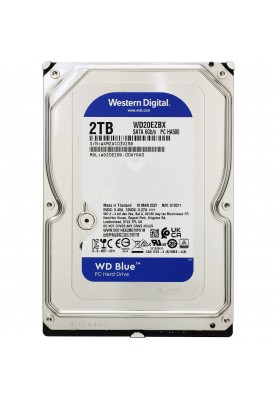 Накопичувач HDD SATA 2.0TB WD Blue 7200rpm 256MB (WD20EZBX)