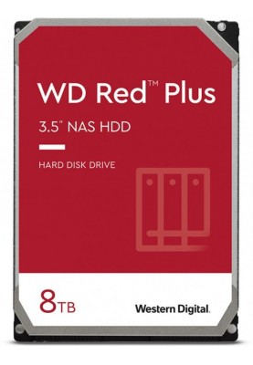 Накопичувач HDD SATA 8.0TB WD Red Plus 7200rpm 256MB (WD80EFBX)