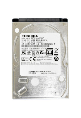 Накопичувач HDD 2.5" SATA 320GB Toshiba 4200rpm 8MB (MQ01AAD032C)