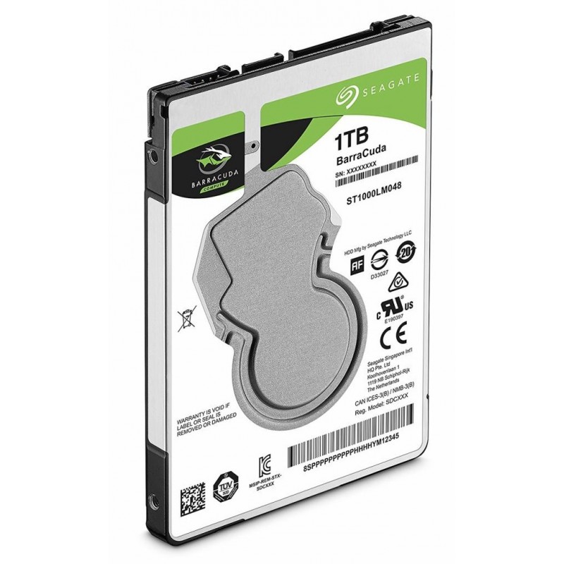 Накопичувач HDD 2.5" SATA 1.0TB Seagate BarraCuda 5400rpm 128MB (ST1000LM048)