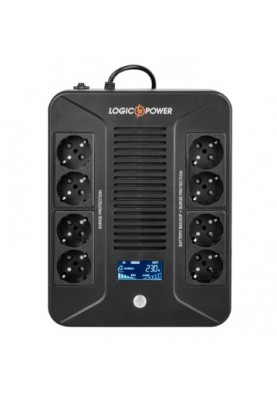 Джерело безперебійного живлення LogicPower LP-UL800VA-8PS