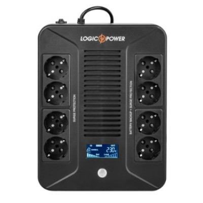 Джерело безперебійного живлення LogicPower LP-UL800VA-8PS